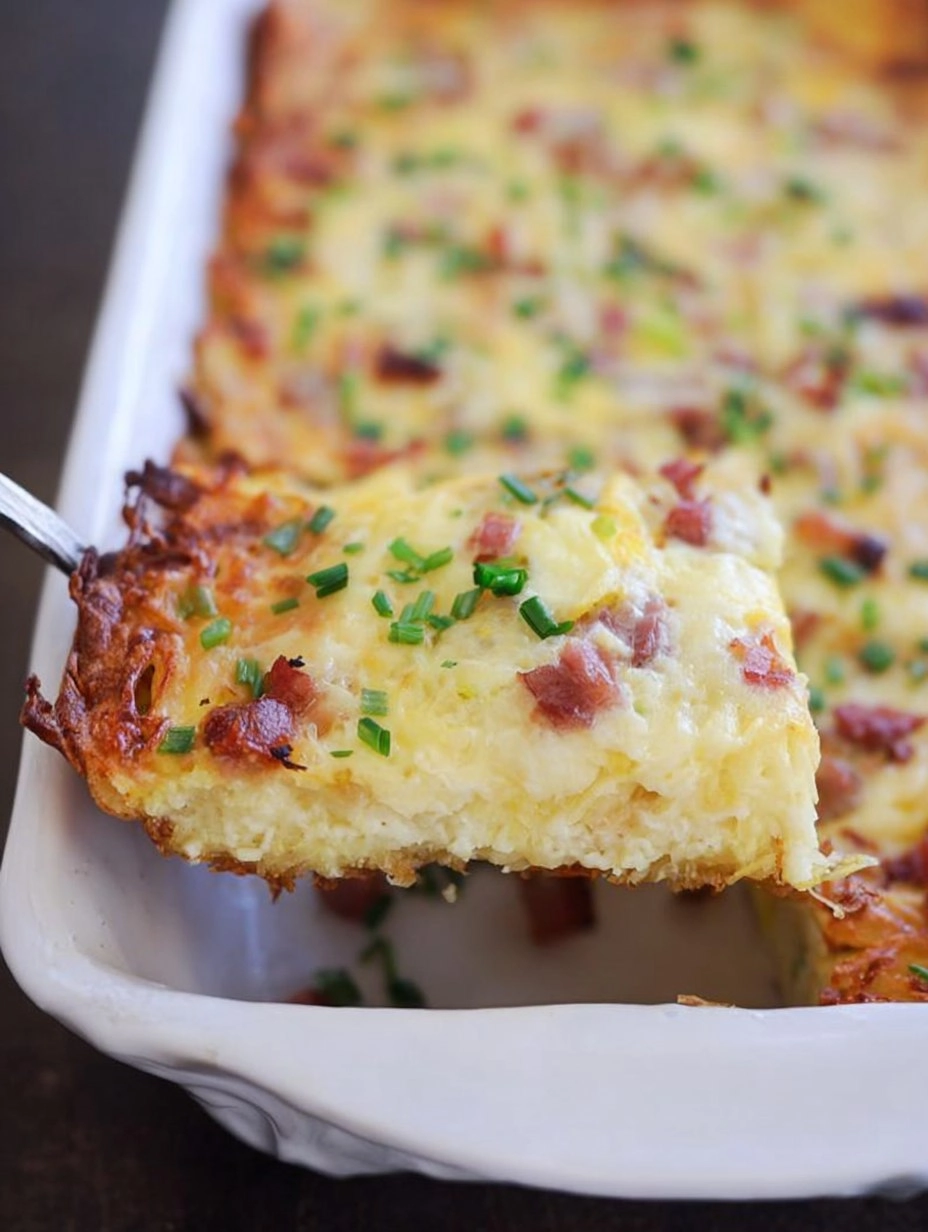 Cheesy Hash Brown Egg Bake (Crowd-Pleasing Easter Brunch Casserole)