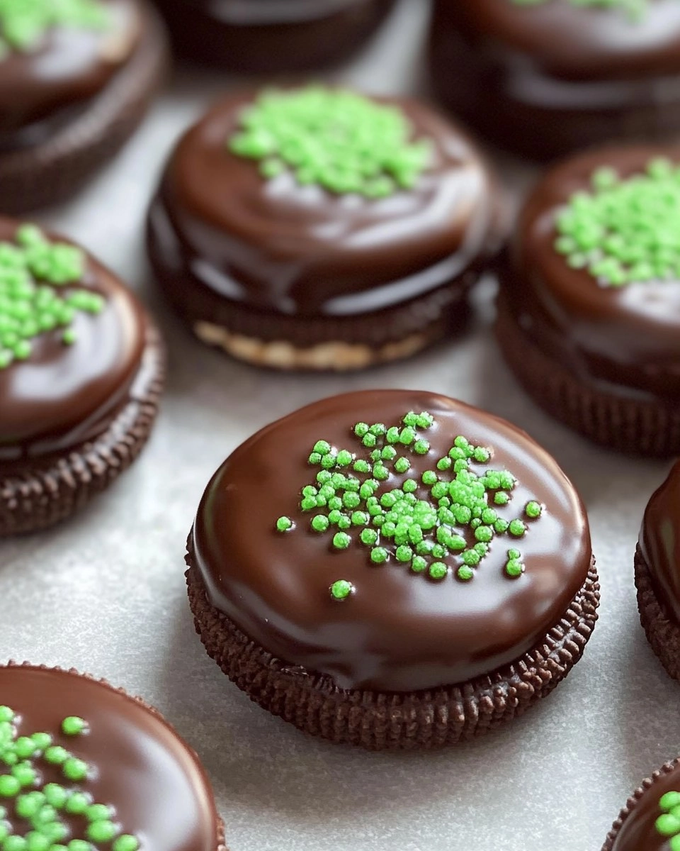 Chocolate Covered Mint Oreos 70 Chocolate Covered Mint Oreos