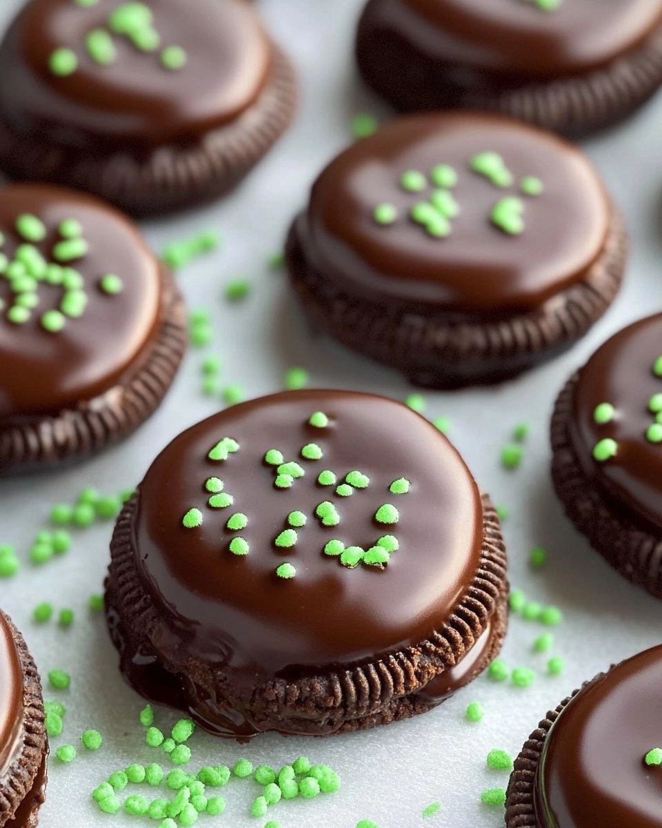 Chocolate Covered Mint Oreos 72 Chocolate Covered Mint Oreos