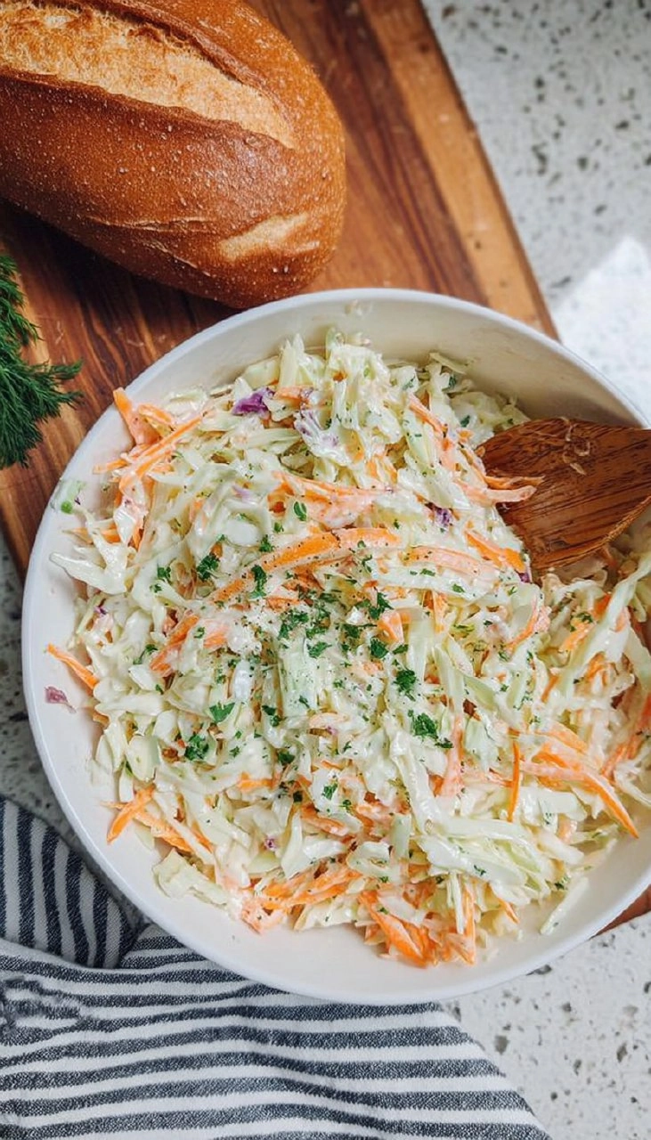 Classic Creamy Coleslaw (Better Than Deli-Style)