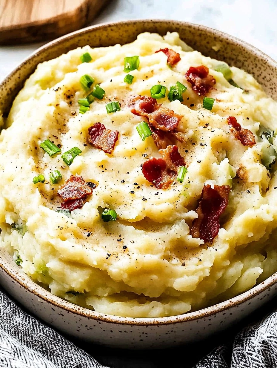 Colcannon | Irish Mashed Potatoes with Cabbage and Bacon