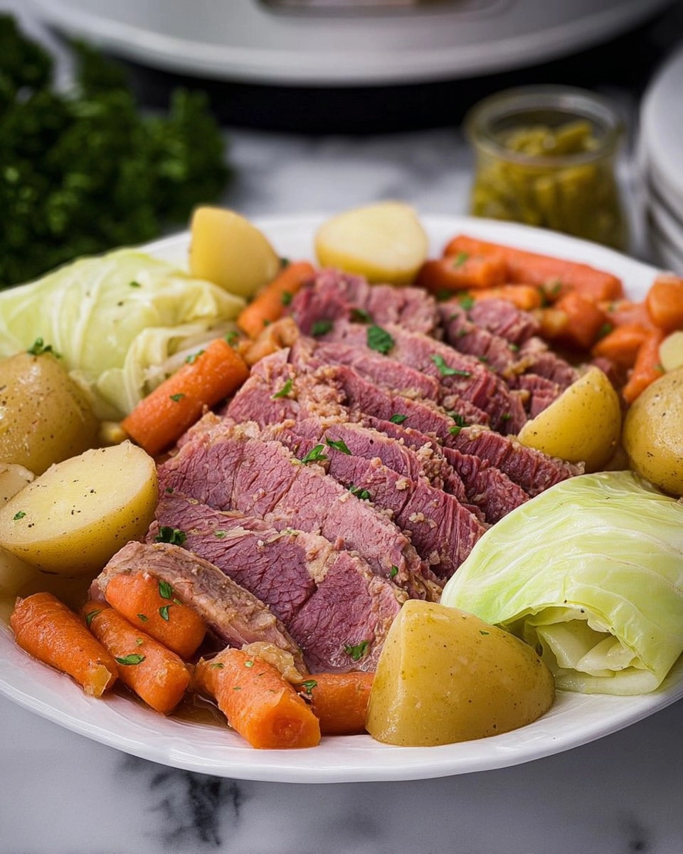 Corned Beef & Cabbage (Crockpot) 107 Corned Beef & Cabbage (Crockpot)