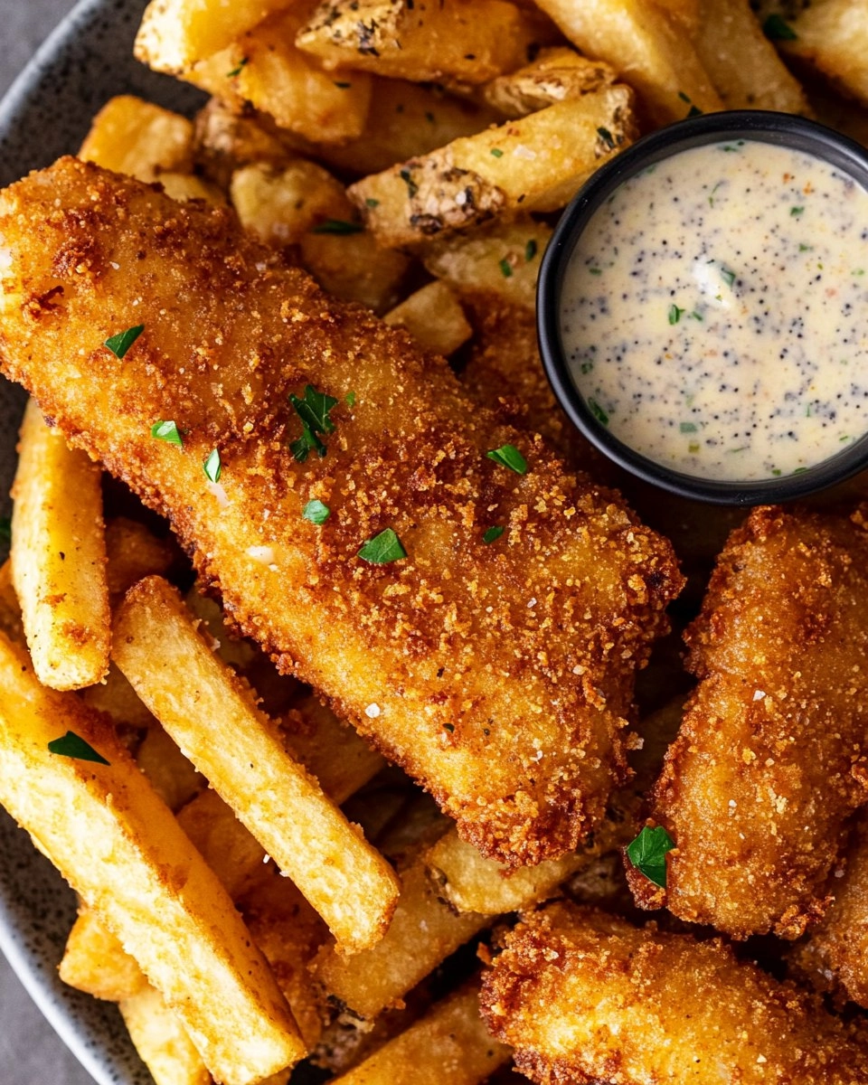 Crispy Baked Fish & Chips with Tartar Sauce 160 Crispy Baked Fish & Chips with Tartar Sauce