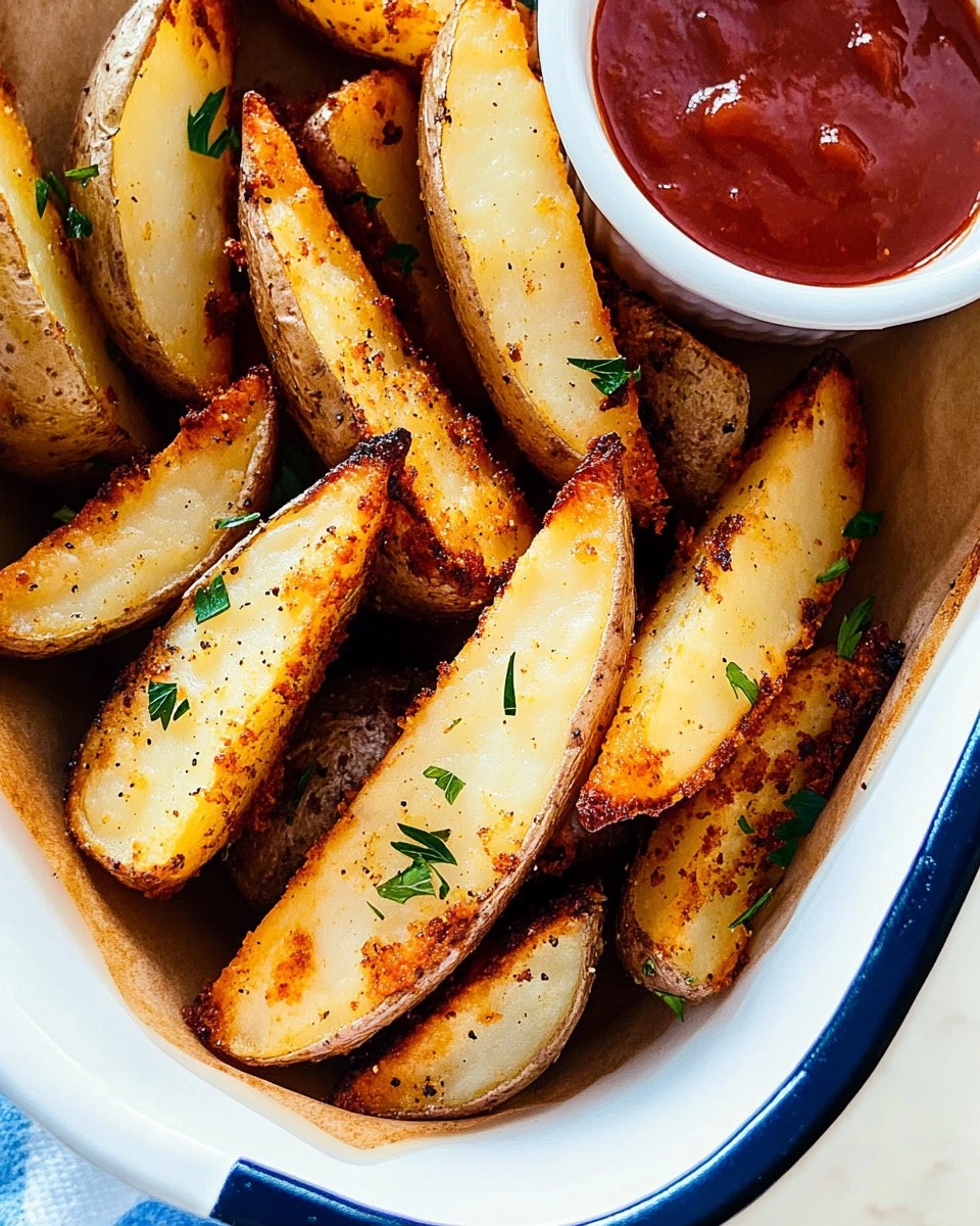 Crispy Oven-Baked Potato Wedges (Pub Style) 85 Crispy Oven-Baked Potato Wedges (Pub Style)