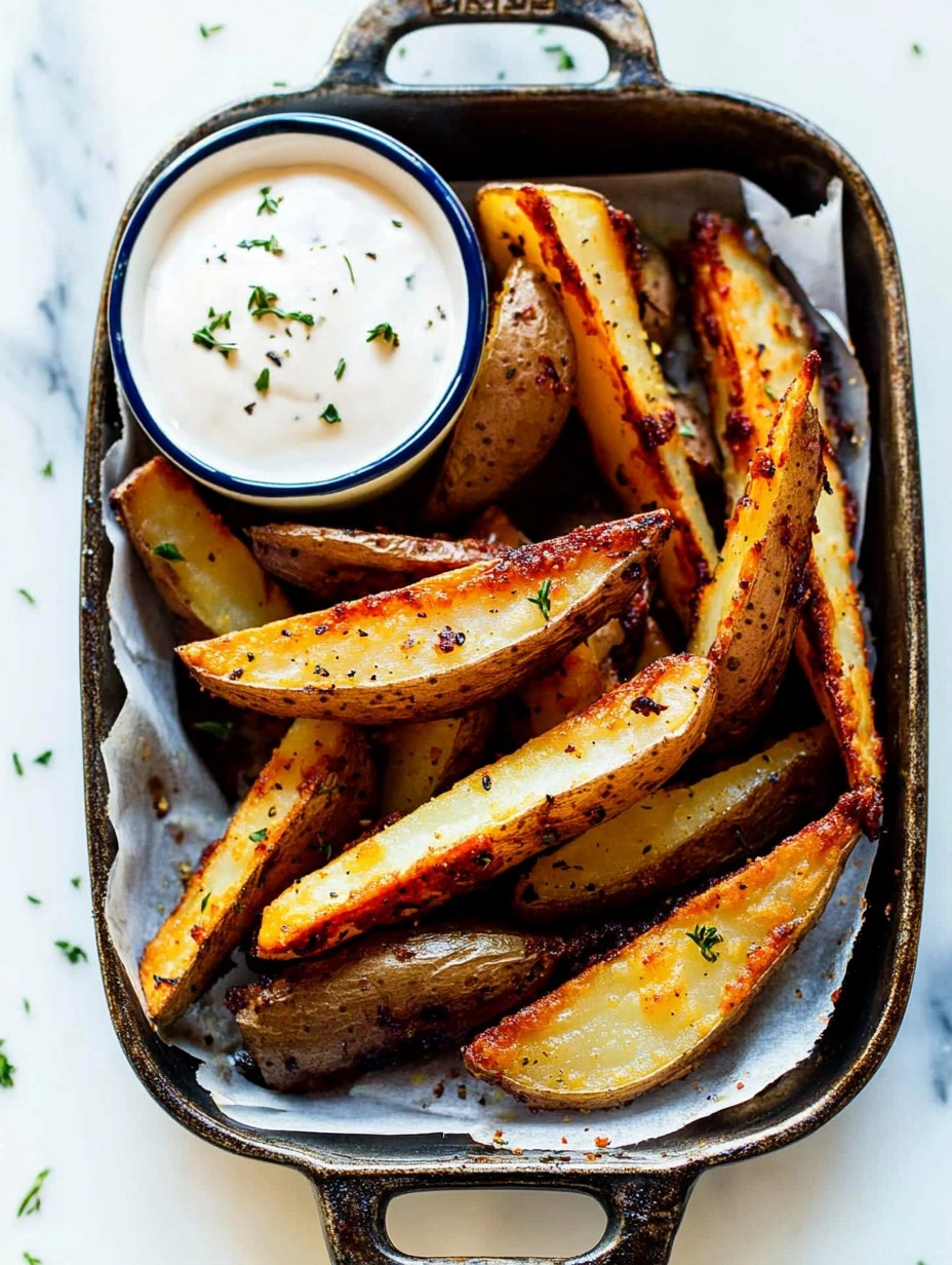 Crispy Oven-Baked Potato Wedges (Pub Style) 86 Crispy Oven-Baked Potato Wedges (Pub Style)