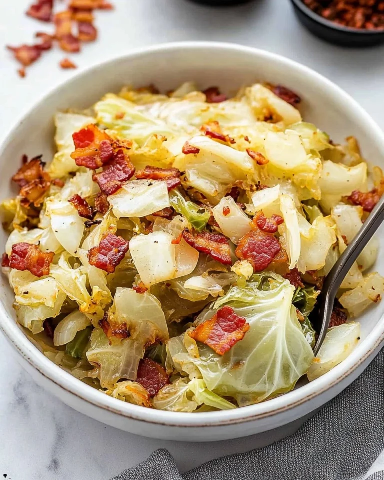 Crispy-Pan-Fried-Cabbage-with-Bacon-Onions-Recipe