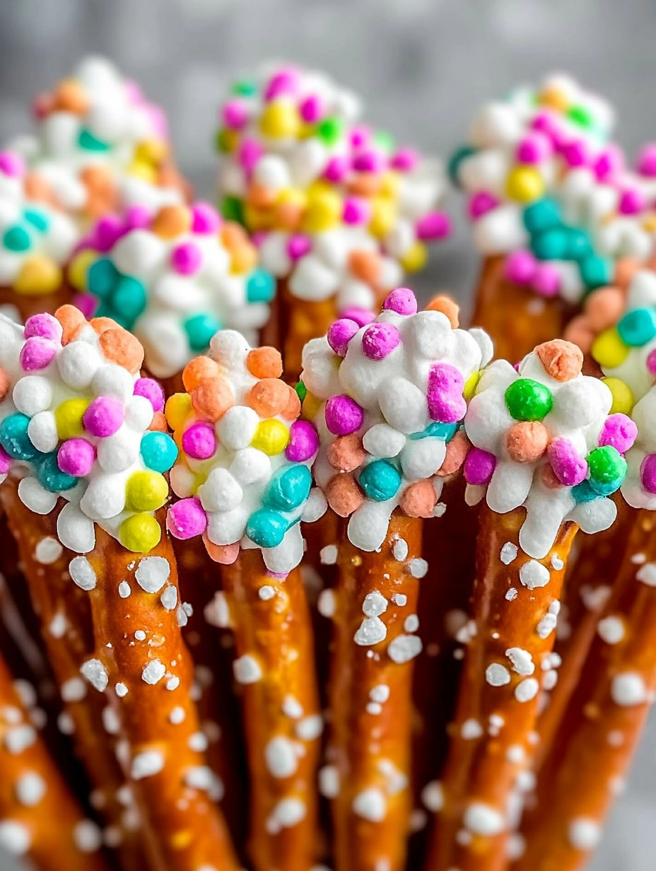 Dr. Seuss Truffula Tree Pretzel Rods to Delight Kids! 56 Dr. Seuss Truffula Tree Pretzel Rods to Delight Kids!