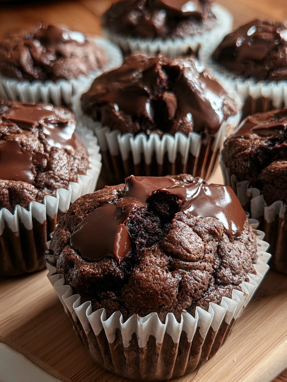 Easy Double Chocolate Muffins