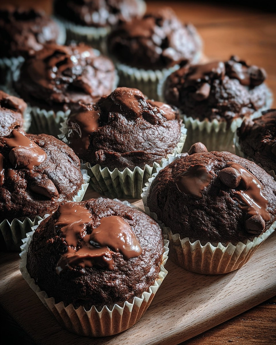 Easy Double Chocolate Muffins