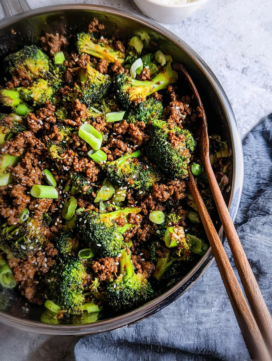 Easy Ground Beef and Broccoli 111 Easy Ground Beef and Broccoli