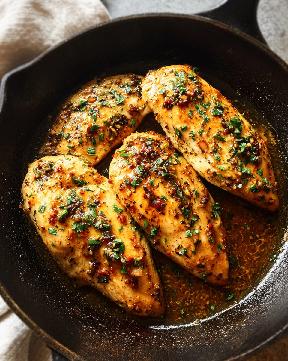 Garlic Butter Baked Chicken Breast 
