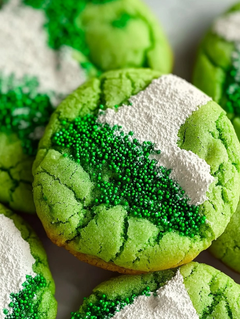 Green Cake Mix Cookies