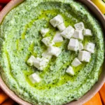 Green-Goddess-Yogurt-Dip-with-Veggie-Platter-Recipe