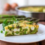 Herb-Goat-Cheese-Frittata-with-Asparagus-and-Peas-Recipe