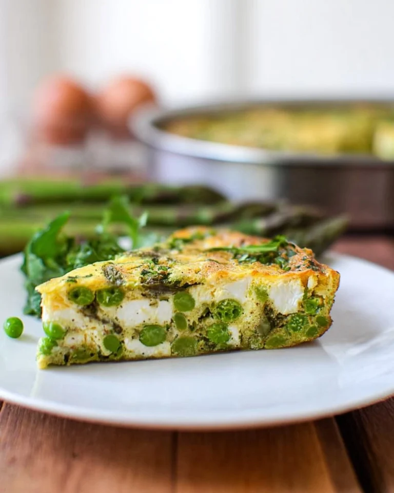 Herb-Goat-Cheese-Frittata-with-Asparagus-and-Peas-Recipe