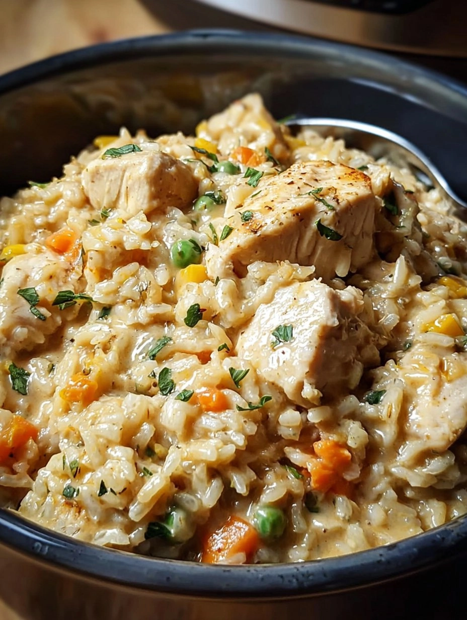 Instant Pot Creamy Chicken and Rice