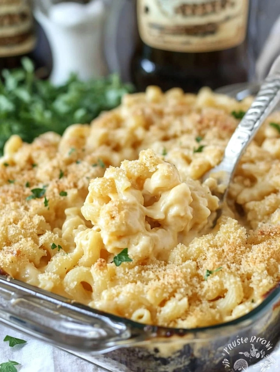 Irish Cheddar & Stout Mac and Cheese Bake 106 Irish Cheddar & Stout Mac and Cheese Bake