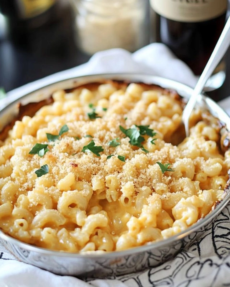 Irish Cheddar & Stout Mac and Cheese Bake 107 Irish Cheddar & Stout Mac and Cheese Bake