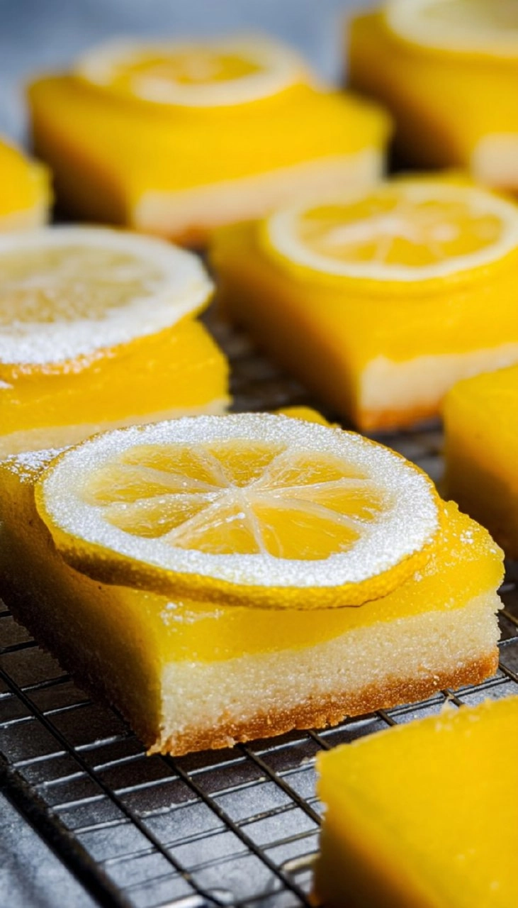 Meyer Lemon Bars with Extra Buttery Shortbread Crust