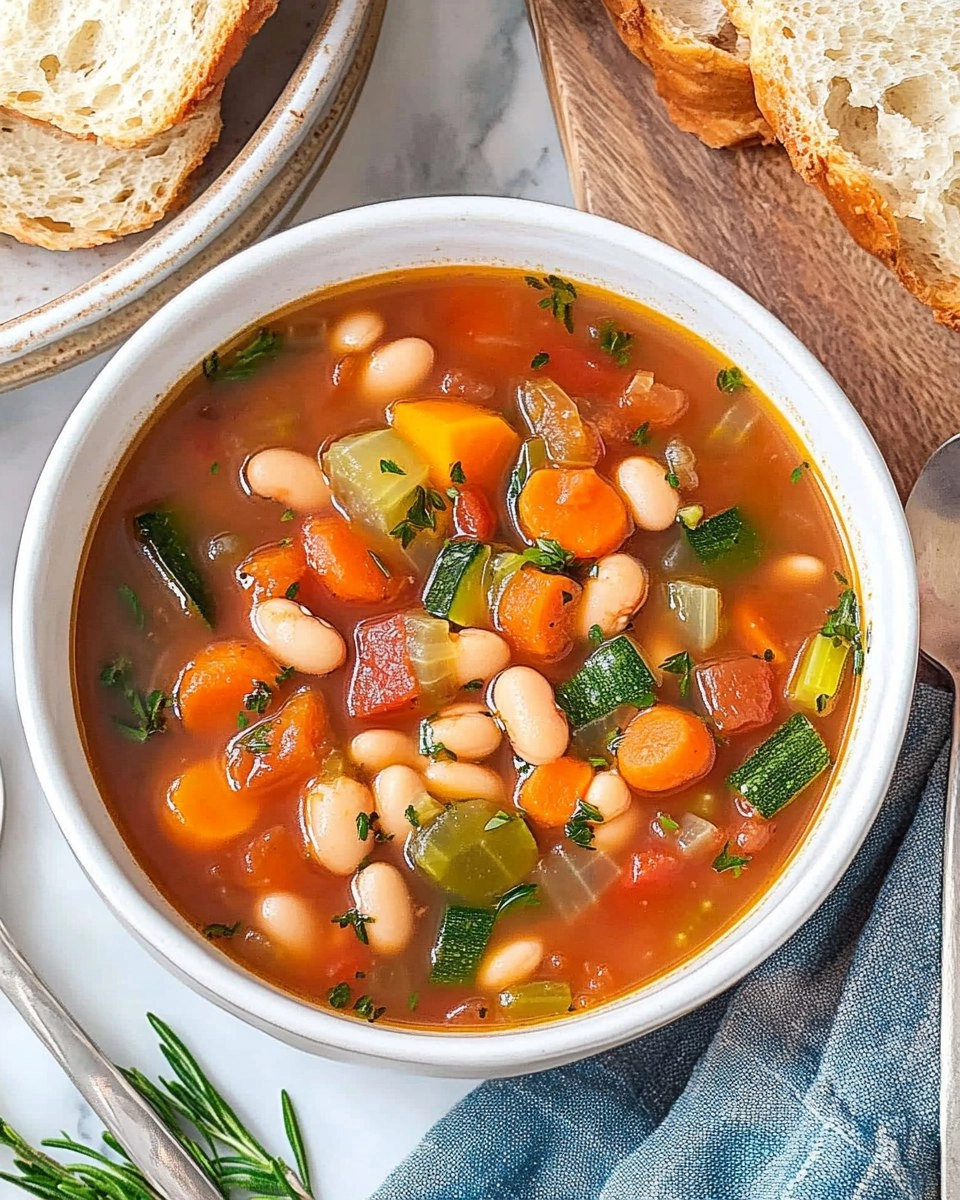 Minestrone Soup | Easy Vegetable and Bean Soup