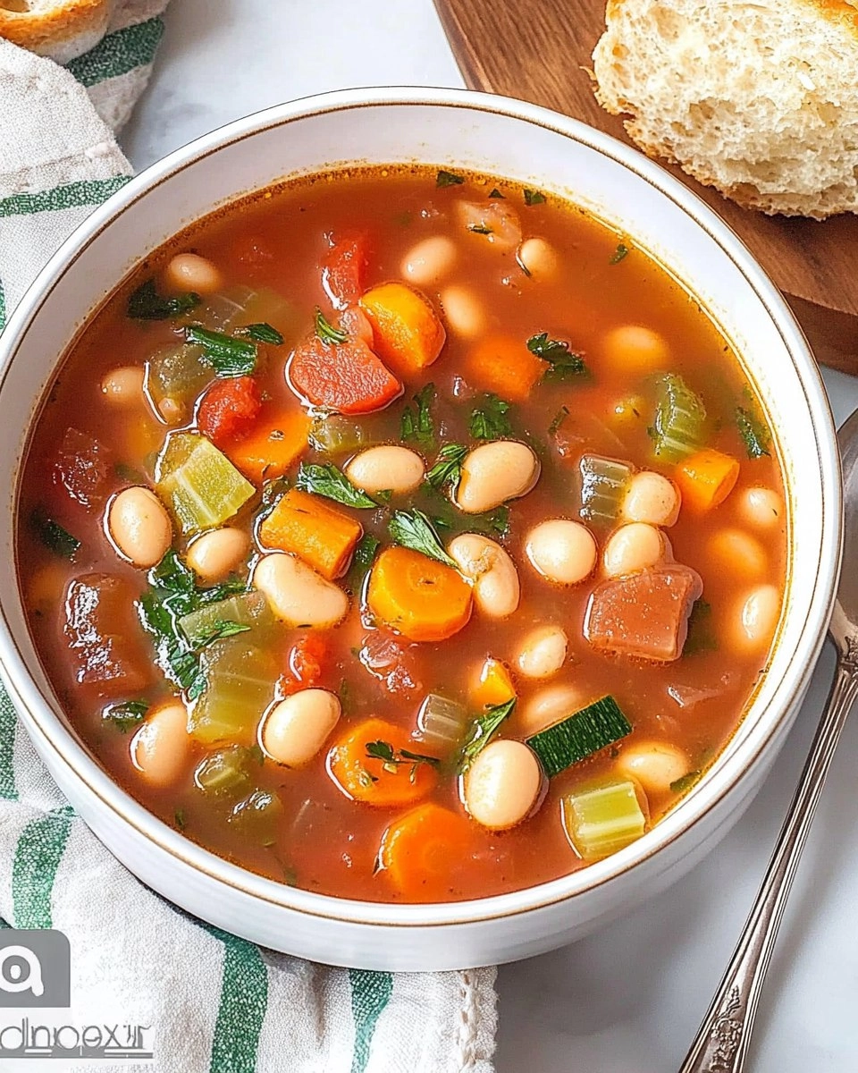 Minestrone Soup | Easy Vegetable and Bean Soup