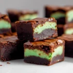 Mint-Chocolate-Brownies-Easy-St-Patricks-Day-Fudgy-Brownies-Recipe