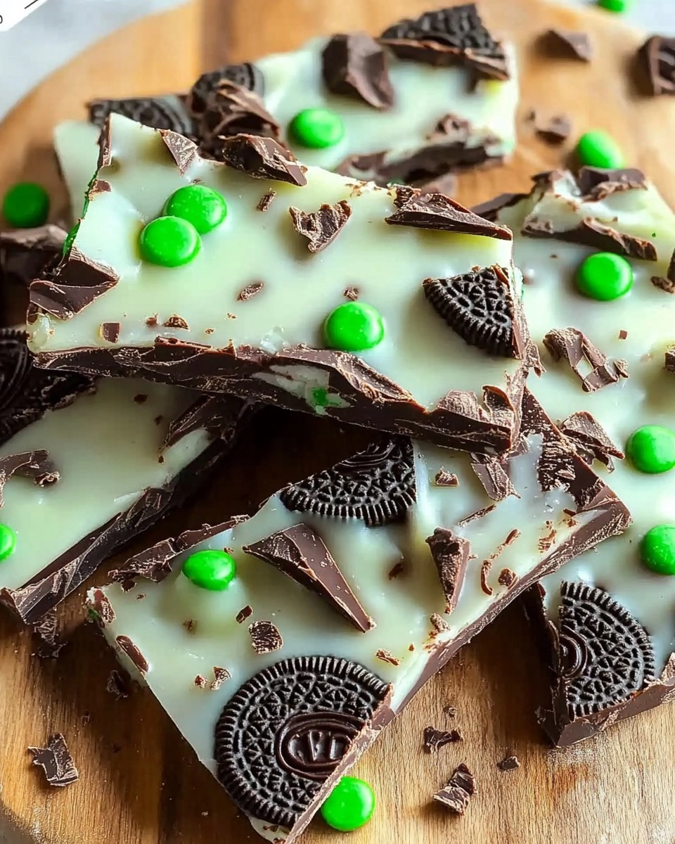 Mint Oreo Chocolate Bark 80 Mint Oreo Chocolate Bark
