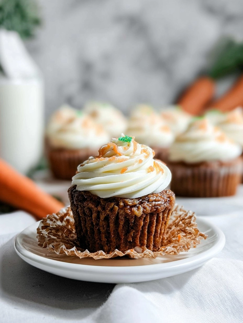 Moist Carrot Cupcakes with Cream Cheese Swirl 136 Moist Carrot Cupcakes with Cream Cheese Swirl