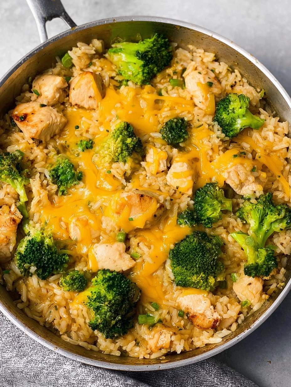 One Pan Cheesy Chicken Broccoli and Rice 121 One Pan Cheesy Chicken Broccoli and Rice
