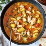 One-Pot Creamy Chicken & Potato Stew (Stovetop or Slow Cooker) 128 One-Pot-Creamy-Chicken-Potato-Stew-Stovetop-or-Slow-Cooker-Recipe