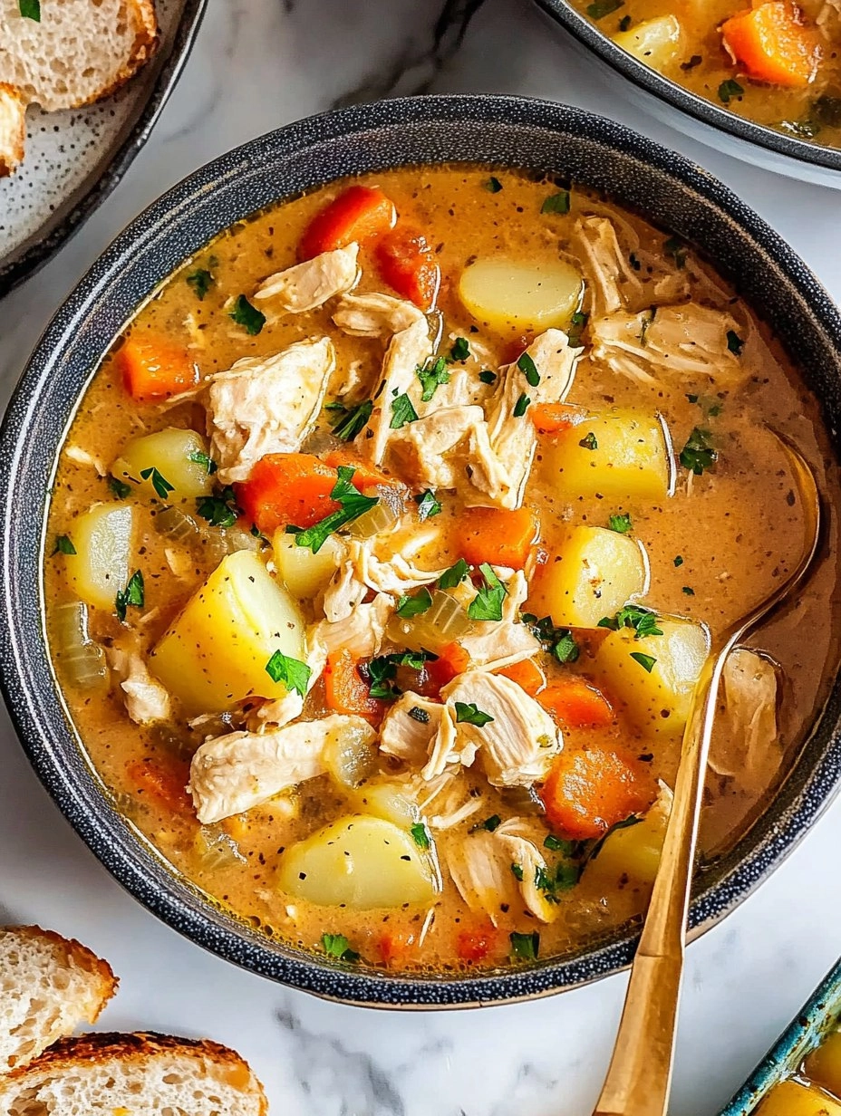 One-Pot Creamy Chicken & Potato Stew (Stovetop or Slow Cooker) 126 One-Pot Creamy Chicken & Potato Stew (Stovetop or Slow Cooker)