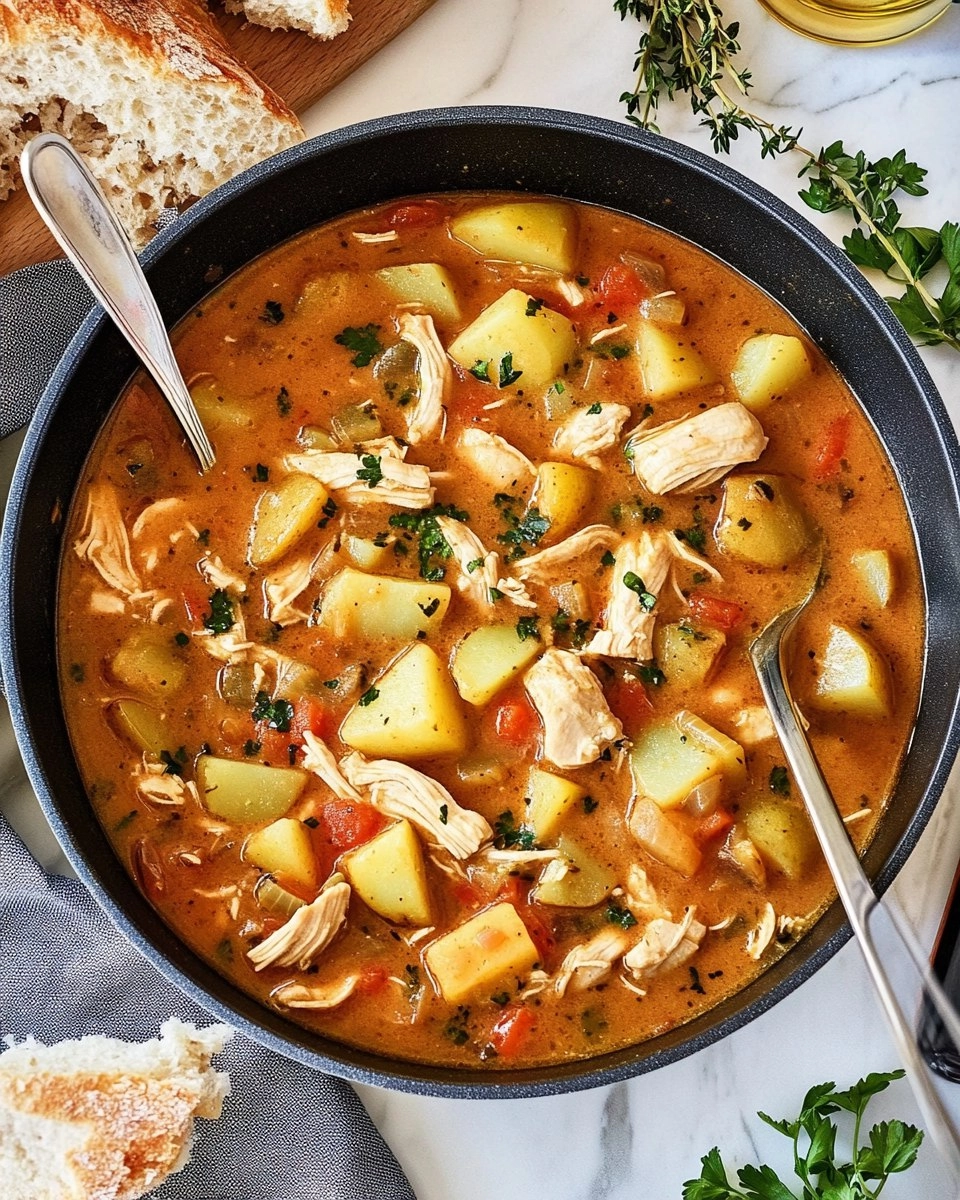 One-Pot Creamy Chicken & Potato Stew (Stovetop or Slow Cooker) 127 One-Pot Creamy Chicken & Potato Stew (Stovetop or Slow Cooker)