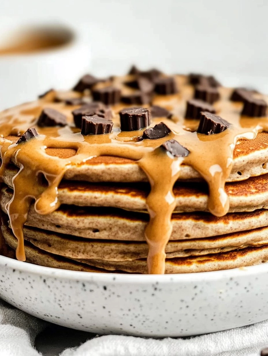Peanut Butter Cup Protein Pancake Bowl 101 Peanut Butter Cup Protein Pancake Bowl