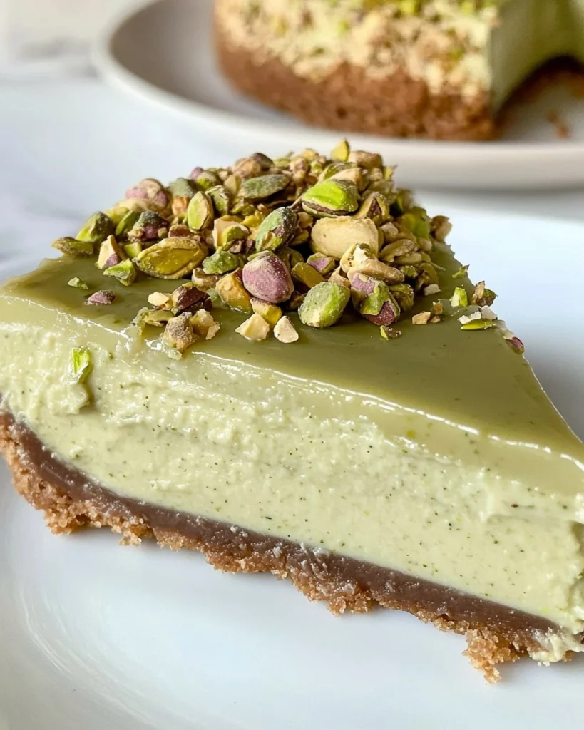 Pistachio-Cheesecake-Easy-No-Bake-Green-Dessert-Recipe