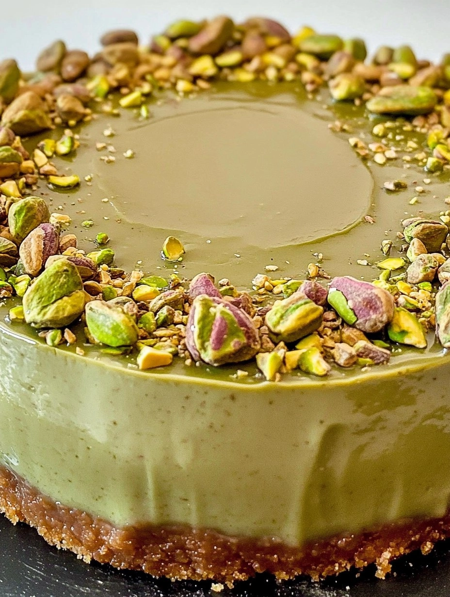 Pistachio Cheesecake | Easy No-Bake Green Dessert