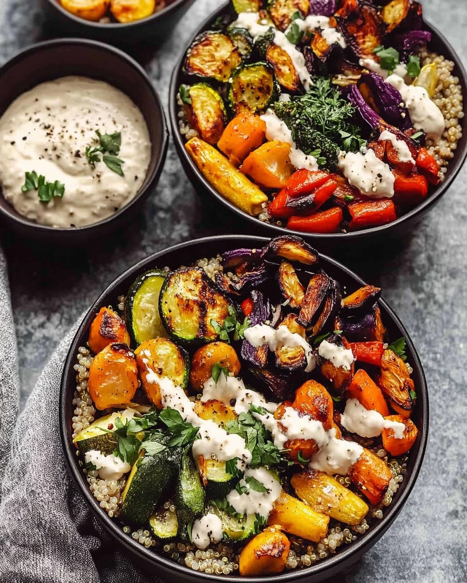 Quinoa Buddha Bowl | Healthy Grain Bowl with Roasted Veggies