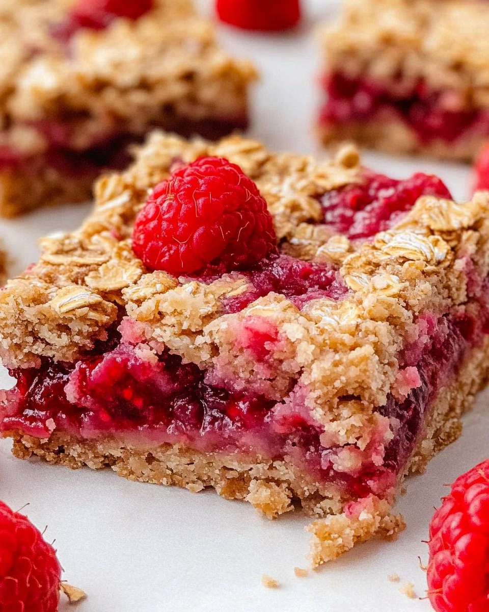 Raspberry Oat Bars 125 Raspberry Oat Bars