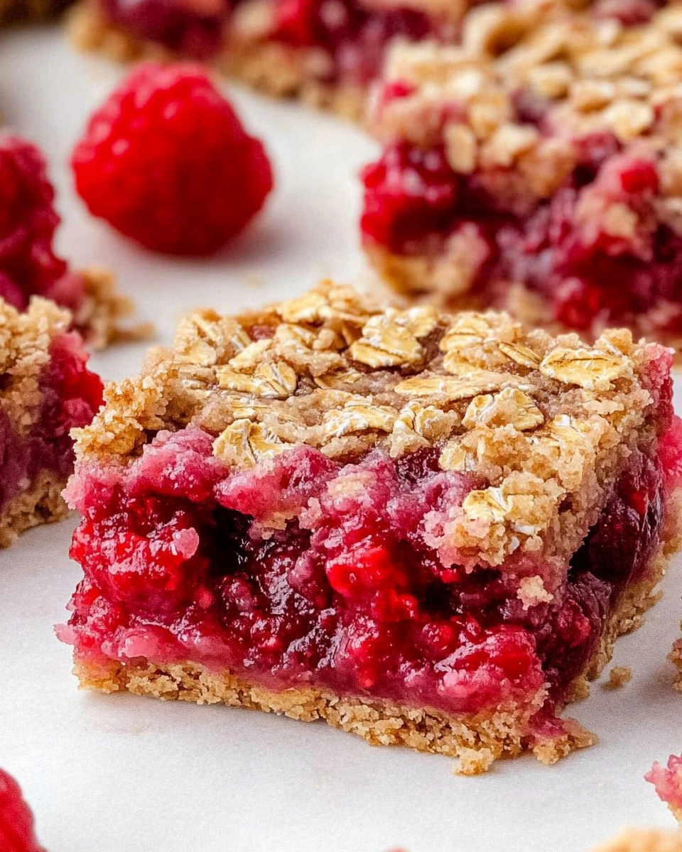 Raspberry Oat Bars 127 Raspberry Oat Bars