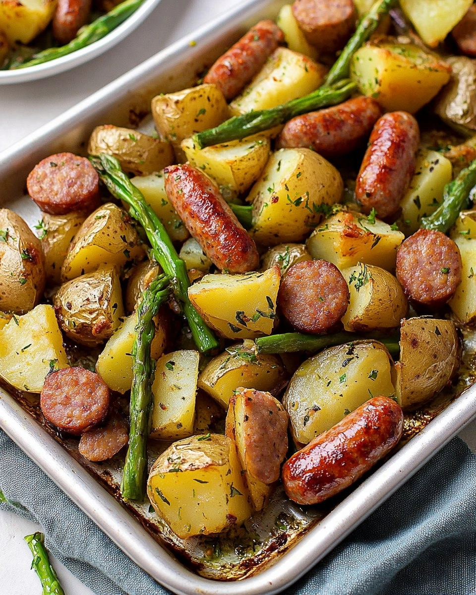 Sausage and Potato Sheet Pan Dinner | Easy One-Pan Meal