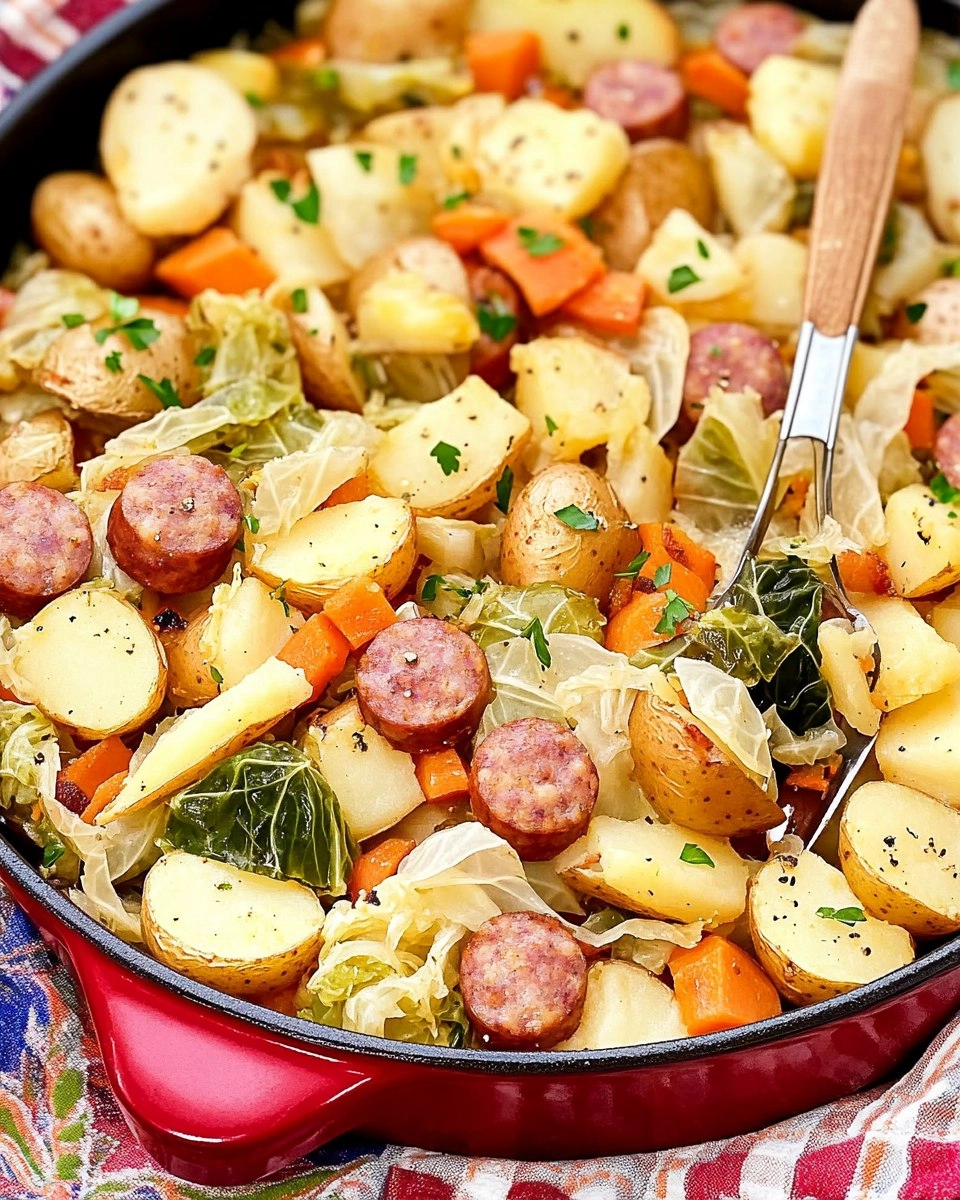 Sheet-Pan Sausage, Cabbage & Potatoes (Easy Weeknight Dinner)