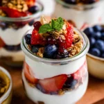 Simple Fruit & Yogurt Parfaits with Granola (Customizable) 53 Simple-Fruit-Yogurt-Parfaits-with-Granola-Customizable-Recipe