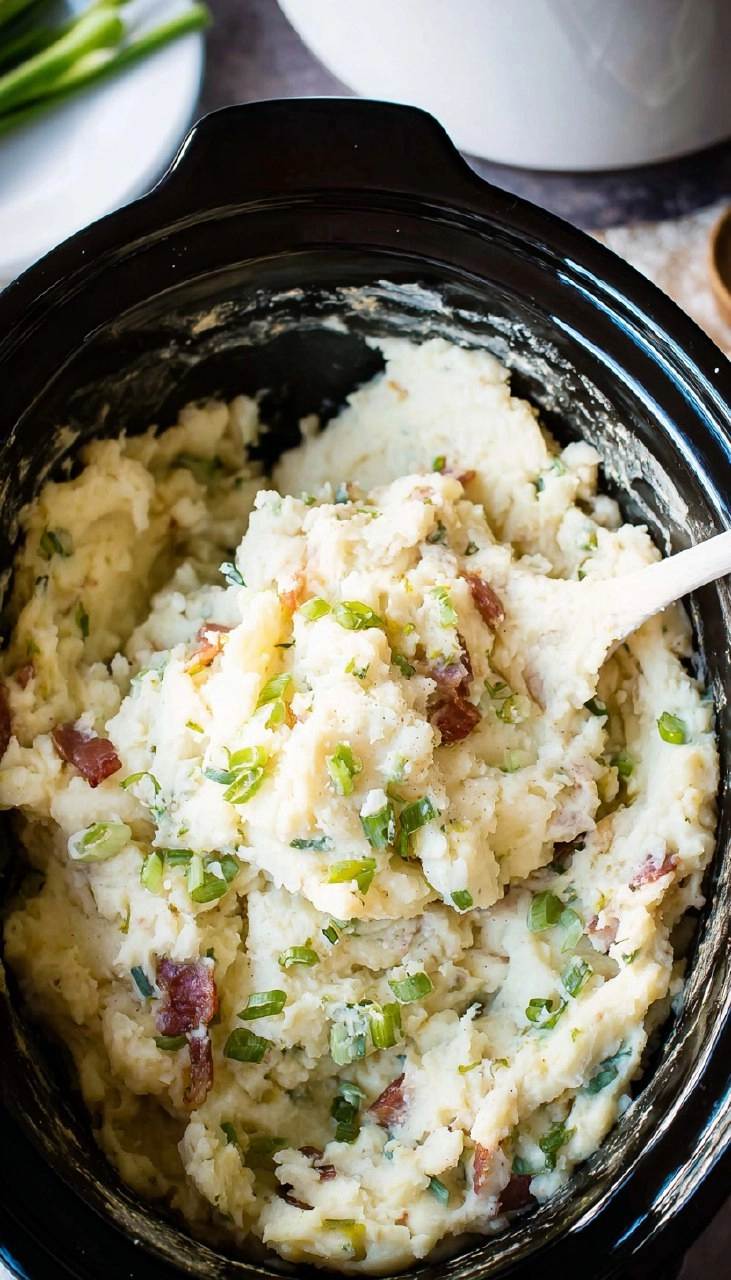 Slow Cooker Colcannon Potatoes | Easy Crockpot Dinner