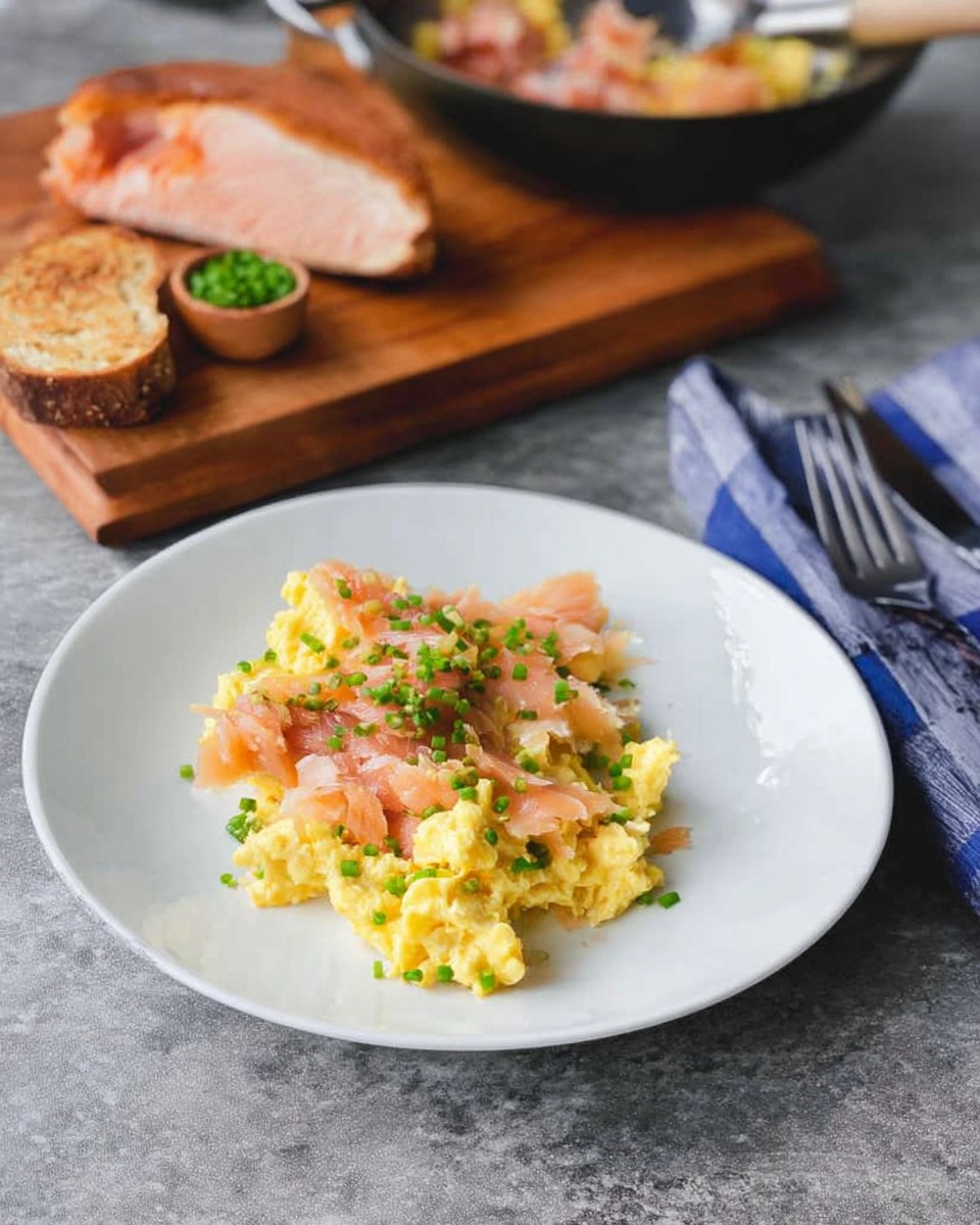 Soft-Scrambled-Eggs-with-Smoked-Salmon-Chives-Toast-or-Bagel-Recipe