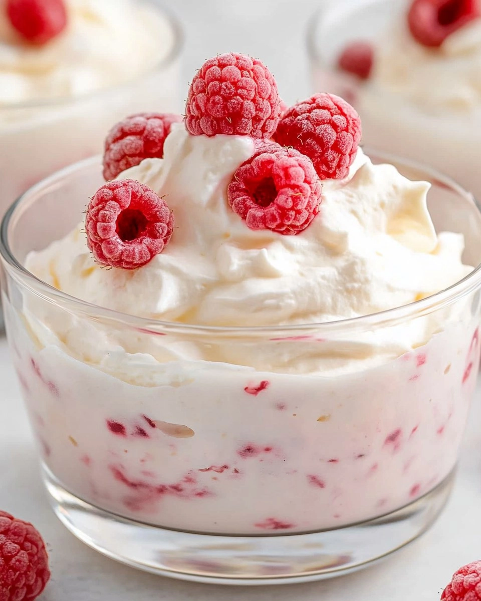White Chocolate Raspberry Mousse