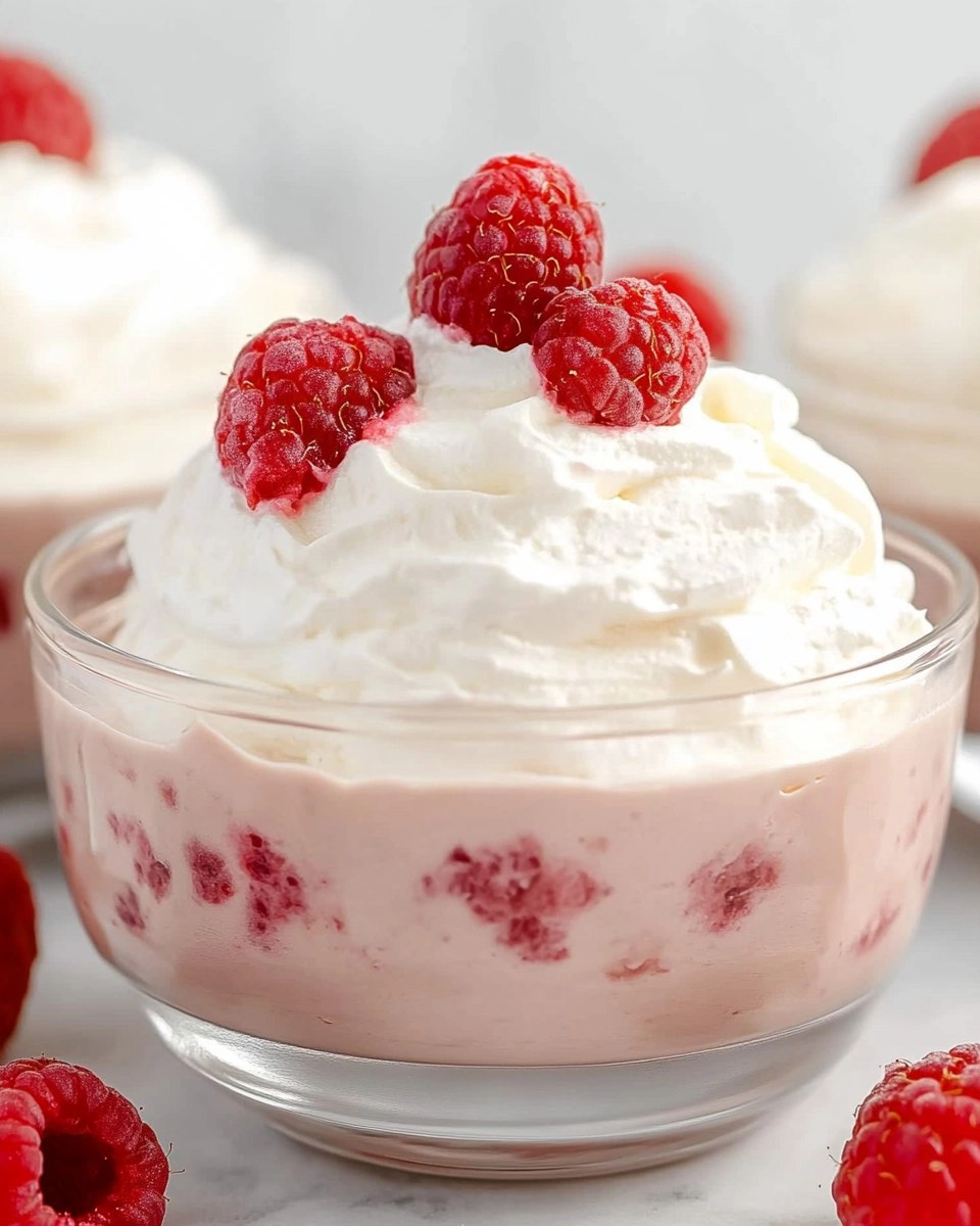 White Chocolate Raspberry Mousse
